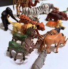 Animal Figure Mixed Lot Of 22 Figures Jungle Safari Assorted Sizes