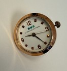 Vintage La Mer Collections Ring Watch Ip Rose Gold Finish Size 7 White Dial