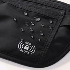 Pander Rfid Blocking Travel Money Belt     Hidden Waist Pouch For Black Onyx 