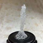 Vintage Spun Or Spaghetti Glass Cake Topper Birds Bows Bells Heart 6 X 5 5   
