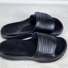 Adidas Alphabounce Basketball Slides Triple Black Adjustable Men Size 7 Recovery
