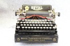 Antique 1912 Royal Standard No  5 Stair Case Typewriter Excellent Condition