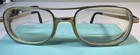 Vtg 1960 s Universal Optical 5 1 2 Gold  Aviator  Eyeglasses Frames Vtg Case
