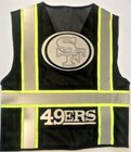      49ers      Black Reflective Safety Vest W reflective Logo 