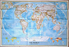 2001 The World  Physical   Political National Geographic Map   356 