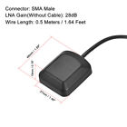 Gps Active Antenna 90-degree Sma Male Plug 28db With Magnetic Mount 0 5 Meter