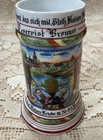 Rare Antique Age Reservist German Army Regimental Lidded Beer Stein Mug 1907-09