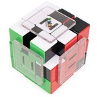 Rubik   s Slide Advanced 3x3 Cube Classic Color-matching Brain Teaser Puzzle Game