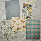 Card Making Kit  hello Fall  Paper And Embellishments To Make 5 Autumn Cards