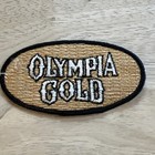 Nos Vintage Olympia Gold Beer Advertising Patch 4   2 