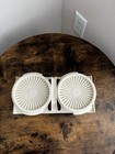 Vintage 1970s Tupperware Servalier Condiment Server Bowls  1323 Caddie Set  1550