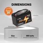 Litime 12v 100ah Tm Lifepo4 Lithium Battery With Low-temp Protection Bms