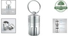 Stainless Steel Pill Crusher Case Waterproof Vitamin Powder Grinder Portable