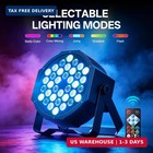 U king Led Par Lights Dj Stage Light Corded Rgb 36 Led With Sound Activated Cont