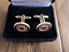 Coast Guard Retired Cufflinks With Jewelry Box 1 Set Cuff Links Boxed