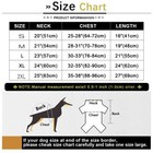 Waterproof Dog Winter Coat Reflective Warm Fleece Padded Pet Vest Jacket Clothes