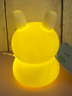 2025 Target Bullseye Playground White Light Up Bunny Fun Night Lamp 4  New