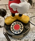 Disney Mickey Mouse Animated Talking Telephone Works Great 