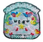 Girl Scouts Fun Patch     Make New Friends - Iron On