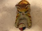 Vintage Japanese Tin Plate Toy Clockwork Cat By Nomura T n  Working