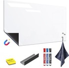 Large Magnetic Backing Whiteboard  24x36 Flexible Dry Erase Writing Sheet  Re   
