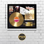 Gold Plated Lp Vinyl - Led Zeppelin - Memorabilia Music Gift   Pgr