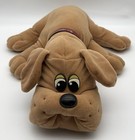 Vintage Tonka Pound Puppies Tan Brown Puppy Dog W  Collar 17    Plush Toy 1985