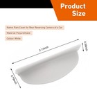 Car Rear View Camera Cover  Silicone Self-adhesive Backup Camera Protection Cove
