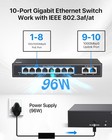 Zosi 8 16 24 Port Gigabit Poe Switch 2 Gigabit Port Unmanaged Ethernet Switch