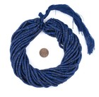 Sliced Cylinder Heishi Lapis Lazuli Beads 4mm Afghanistan Blue Gemstone
