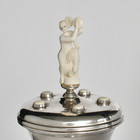 A 19th Century German  800 Silver Lidded Chalice