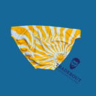 Speedo Men Yellow With Bum Logo Swim Brief Swimwear Size 32 34 36