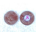 2006 P Pink Ribbon  1   Breast Cancer Canada 25 Cents  Beautiful Coin  Bu  Unc 