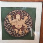 Antique Old Collectible Wood Carved Hindu Lord Ganesha Wall Hanging Frame