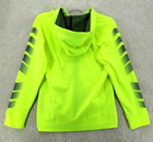 Youth Activewear Jacket Yellow Geometric Hooded Zip Pockets L 14 16 Xersion Nwt