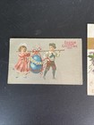 Lot Of 2 Antique Easter Postcards Used 