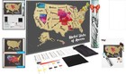 Exclusive Scratch-off Map Poster - 12x17 Travel Decor With Accessories