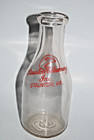 Lot Of 3 Vintage Staunton Va 1-quart Milk Bottles Staunton Creamery  Maple Lawn