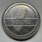 1988 Ecuador 5 Sucres - Coin  c-055