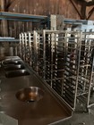 C Lift Aluminum Single Rack Oven Cart Rack