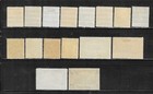 Canada Scott  162-177 1930-31 George V Definitives pictorials-mint Lh nh