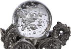 Gothic Dragon Statue Globe Figurine  Resin  Desktop Decor