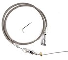 36  Braided Stainless Steel Engine Throttle Gas Cable Kit Compatible With 97