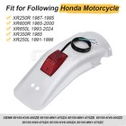 Rear Fender W tail Light For Honda Xr600r Xr650l Xr250r Xr250l Plastic Mud Guard