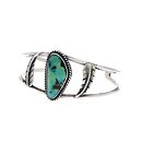 6 5 Vtg Navajo Sterling Silver Turquoise Cuff Bracelet Native American Old Pawn