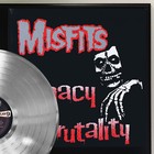 Misfits - Legacy Of Brutality Silver Lp Record Plaque Display
