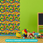 Playroom Blocks Legos Wallpaper   Lego Decor   Wall Decal For Decoration