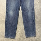 Vintage 90s Usa Levi 550 Sz 32-34 Relaxed Fit Cotton Denim Dark Wash Rare