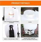 Fivo 4 Gallon Pump Pressure Backpack Sprayer With 4 Nozzles For Lawn   Garden