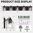 Vanity Lights For Bathroom Large 40   Farmhouse Rustic Vanity Light With Bubb   